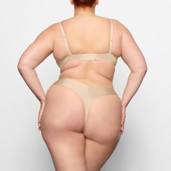 SKIMS Fits Everybody Wireless T-Shirt Demi Bra Lightly Lined Sand Size 34A - Picture 3 of 8